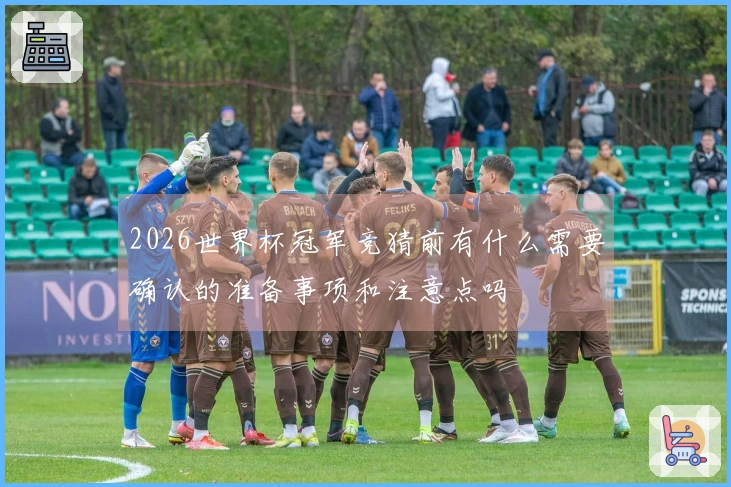 2026世界杯冠军竞猜前有什么需要确认的准备事项和注意点吗