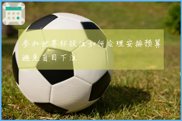 参加世界杯投注如何合理安排预算避免盲目下注